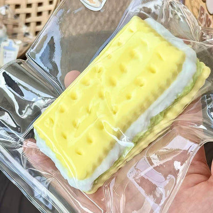 Extra Thick Cream Filled Soda Cracker Squishy