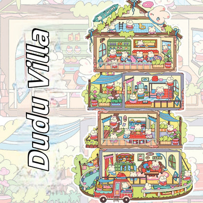Whimsical Life 3D Sticker | 3 Cute Miniature Scenes