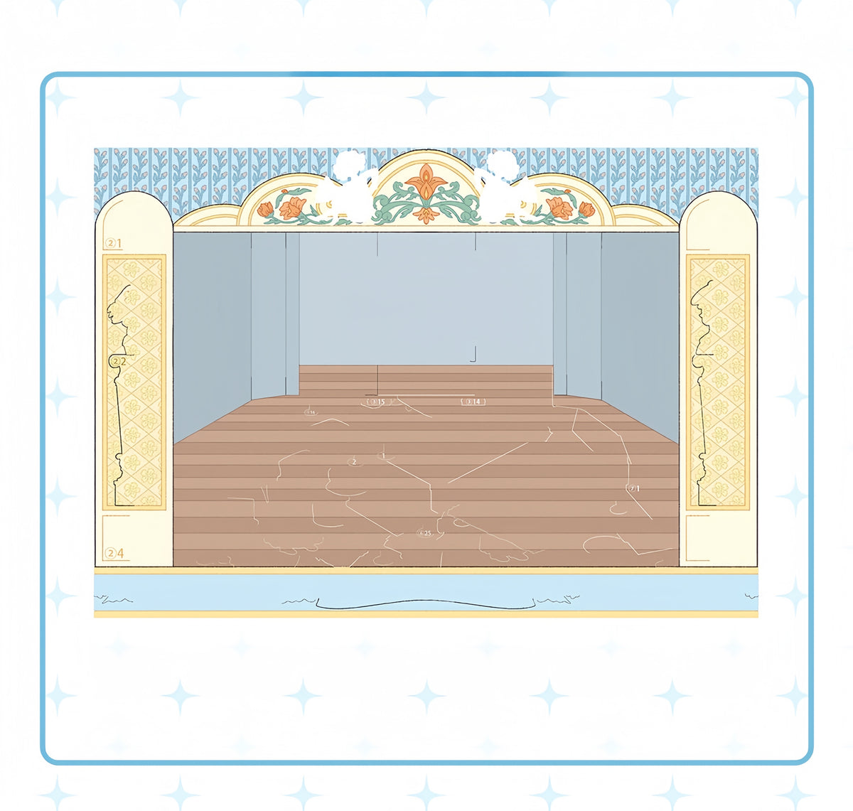 Vintage Ladies‘ Hat Shop 3D Sticker