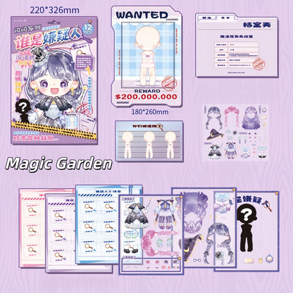 Who Is the Suspect 3D Sticker Book