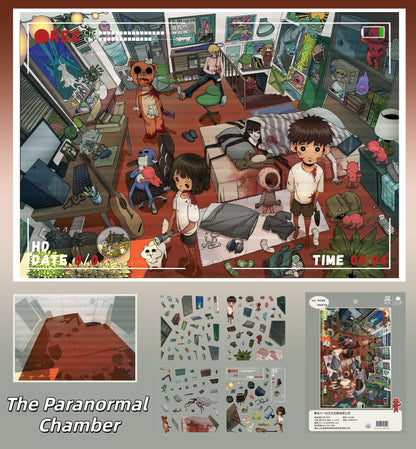 Nightmare 3D Sticker | 2 Cute Miniature Scenes