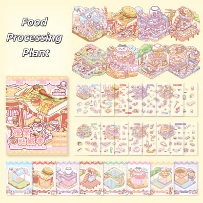 Meow's Daily Life 3D Sticker Book