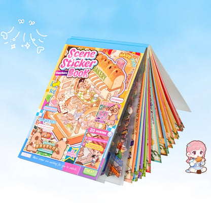 Capybara Shop 3D Sticker Book