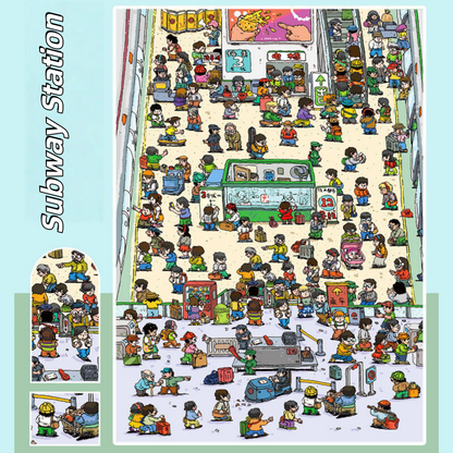 People Everywhere 3D Sticker Book