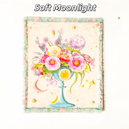 Among Flowers 3D Sticker | 2 Cute Miniature Scenes