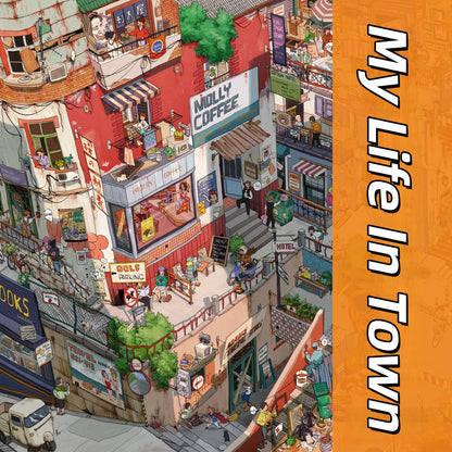 Sky Island 3D Sticker | 4 Cute Miniature Scenes