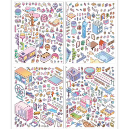 Fantasy City 3D Sticker