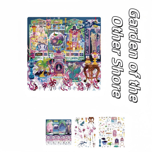 Zhongyuan Festival Series 3D Sticker | 2 Cute Miniature Scenes
