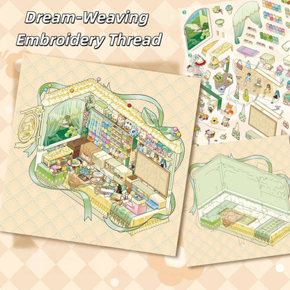 Universal Realm 3D Sticker | 6 Cute Miniature Scenes