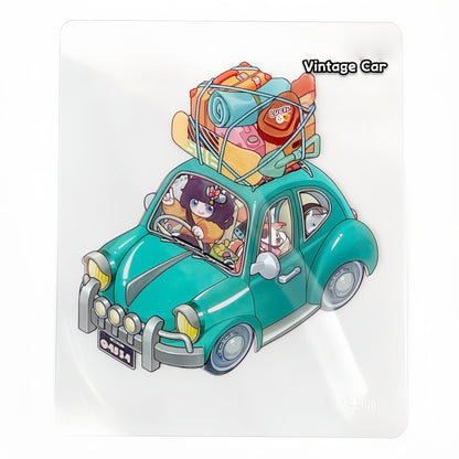 Mystery of Machines 3D Sticker | 2 Cute Miniature Scenes