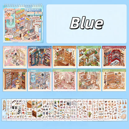 Shelf Display 3D Sticker Book