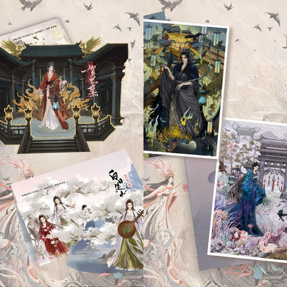 Love Beyond the Grave - Heroine Outfit 3D Sticker | 4 Cute Miniature Scenes