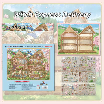 Magic Adventure 3D Sticker | 4 Cute Miniature Scenes