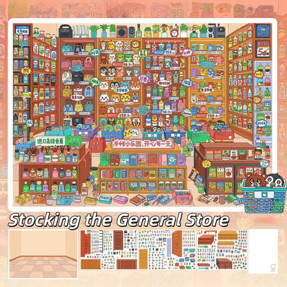Life Chapters 3D Sticker | 4 Cute Miniature Scenes