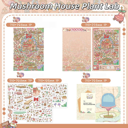 Animal Forest 3D Sticker | 3 Cute Miniature Scenes