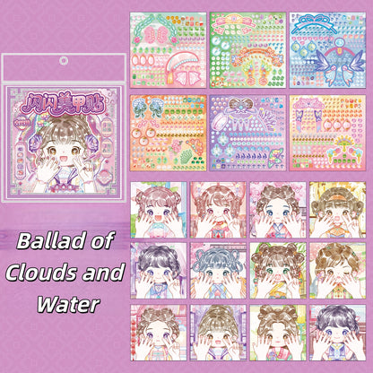 Shining Nail 3D Sticker Book