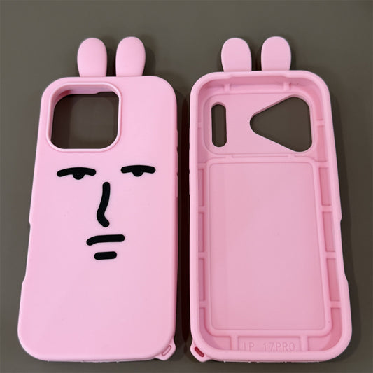 Pink Bunny Silicone Phone Case