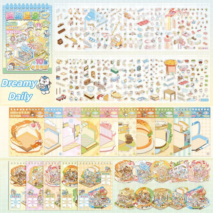 Dreamy Daily 3D Sticker Book