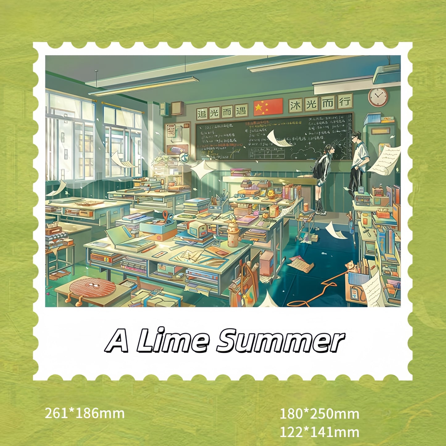 Colour of Four Seasons 3D Sticker | 4 Cute Miniature Scenes