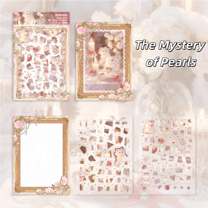 Searching for Secrets in the Fog 3D Sticker | 3 Cute Miniature Scenes