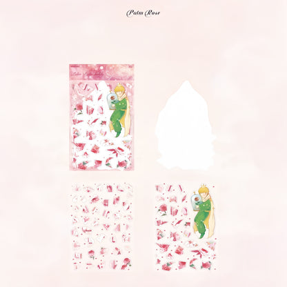 Prince and Rose 3D Sticker | 4 Cute Miniature Scenes