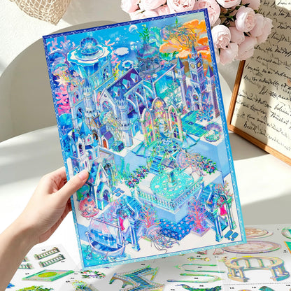 Mystic Fields 3D Sticker | 2 Cute Miniature Scenes
