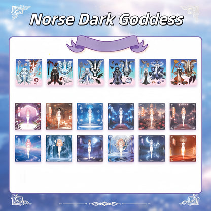 Norse Mythology Girl 3D Sticker Book