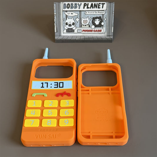 Orange Brick Phone Silicone Phone Case