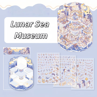 Kitten‘s Fantasy 3D Sticker | 3 Cute Miniature Scene