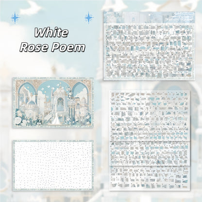 Fragmented Nursery Rhyme 3D Sticker | 2 Cute Miniature Scenes