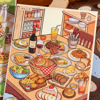 Tasty Platter 3D Sticker Book