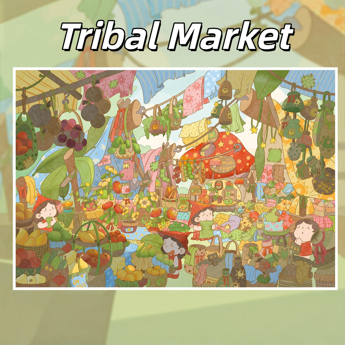 Sweet Harvest 3D Sticker | 6 Cute Miniature Scenes