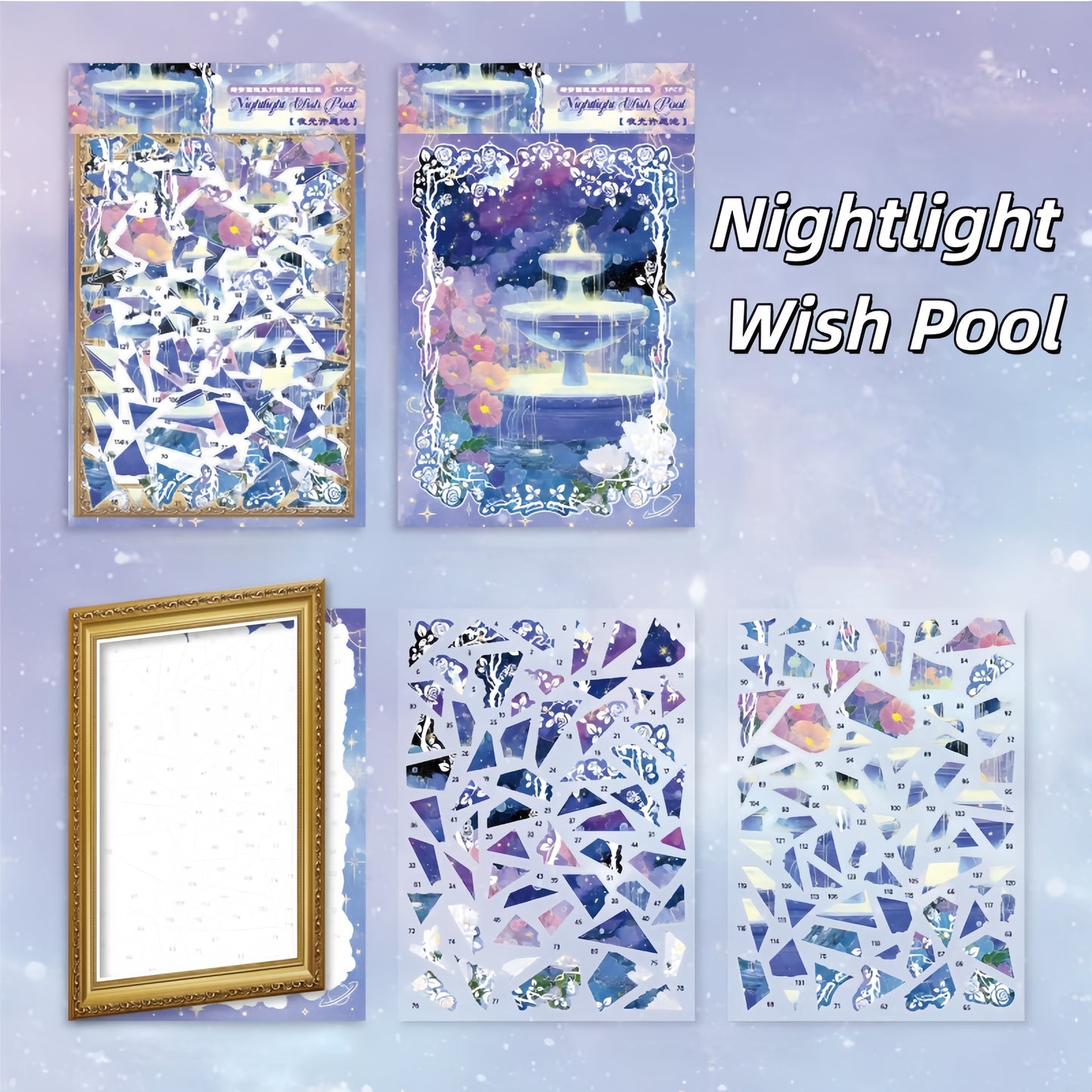 Dreamlike Painting Realm 3D Sticker | 3 Cute Miniature Scenes