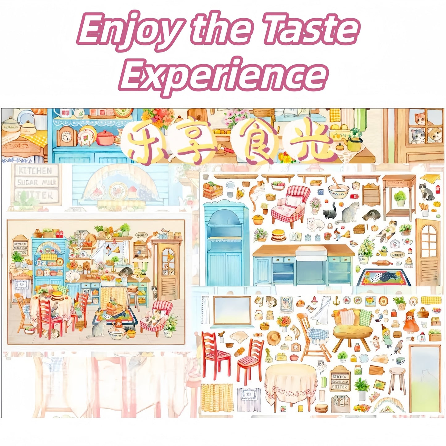 Enjoy the Taste Experience 3D Sticker