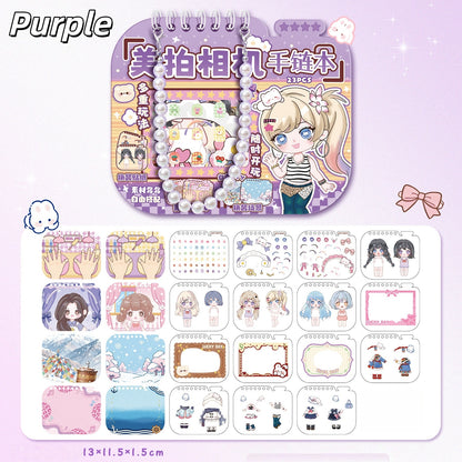 Dress Up Bracelet Notebook 3D Sticker Book