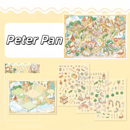 Storybook Worlds 3D Sticker | 3 Cute Miniature Scenes
