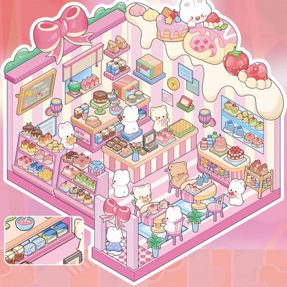 Dream Shop 3D Sticker Book