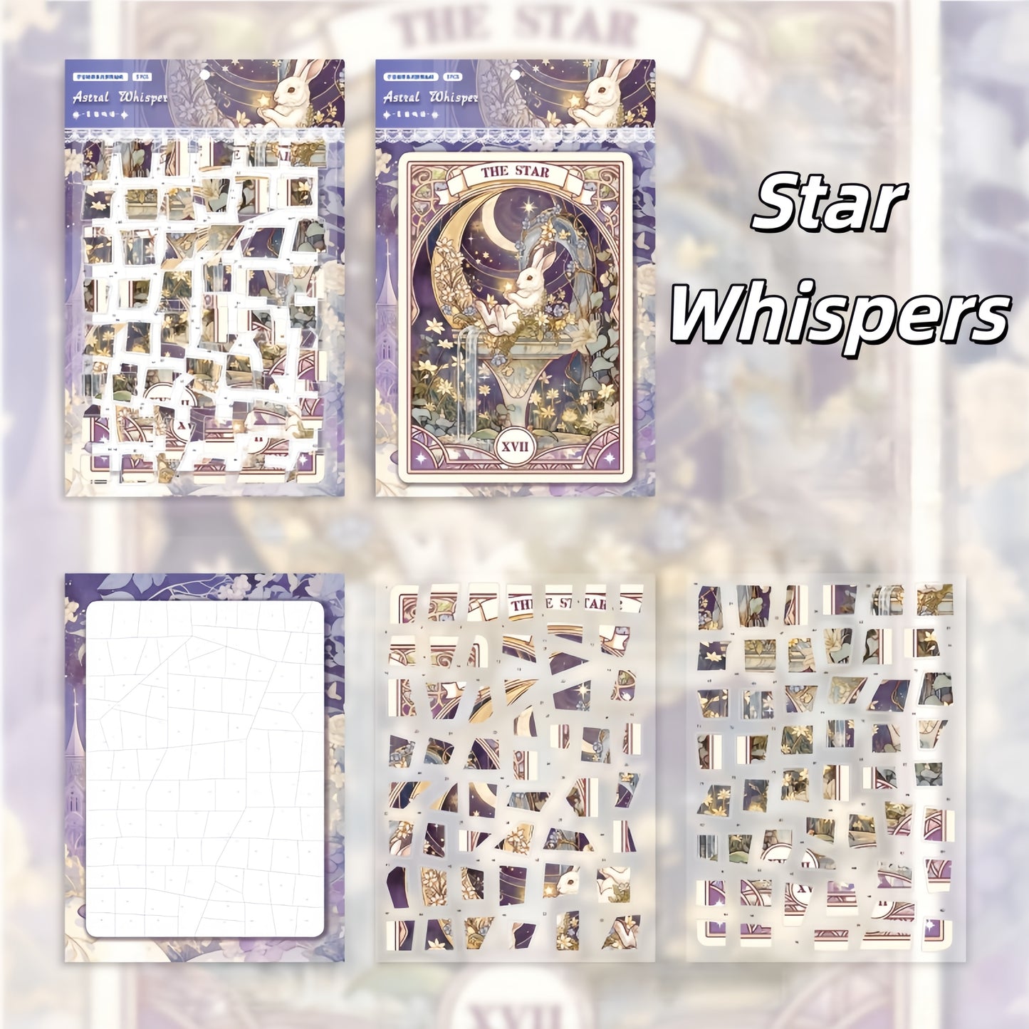 Cosmic Whispers 3D Sticker | 3 Cute Miniature Scene