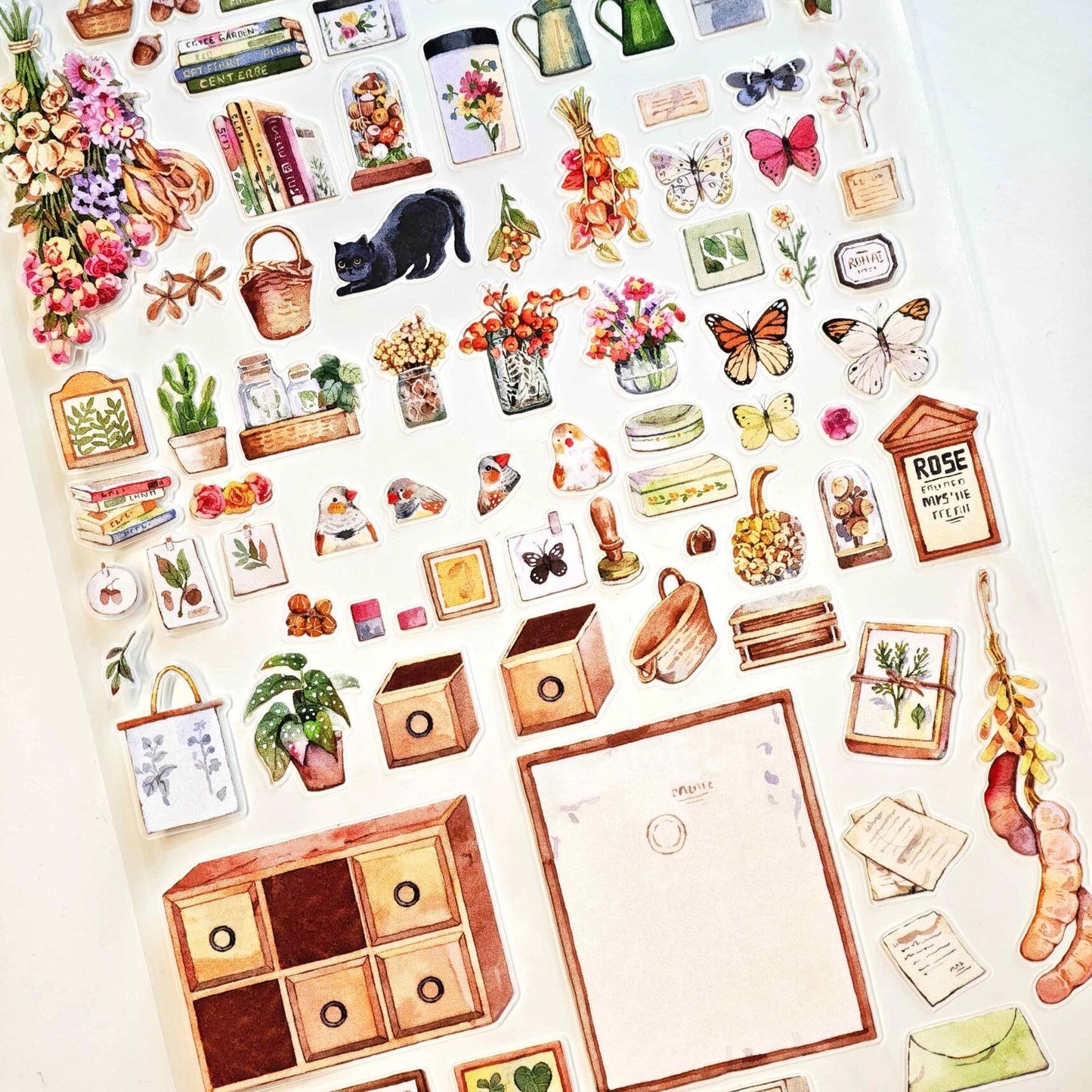 Leisure Time 3D Sticker | 2 Cute Miniature Scenes
