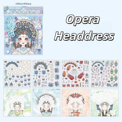 Headdress Chronicles 3D Sticker Book