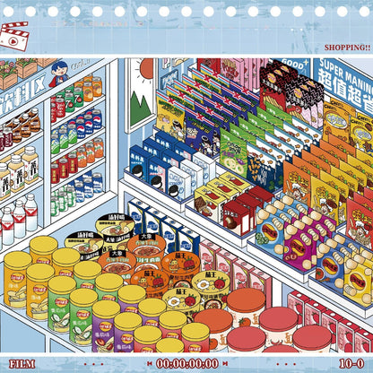 Shelf Display 3D Sticker Book