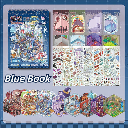 Horror Adventure 3D Sticker Book