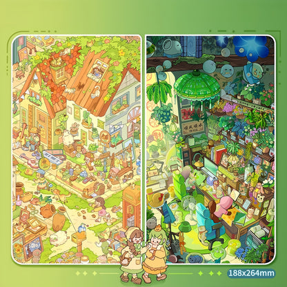 Daily Life 3D Sticker | 2 Cute Miniature Scenes