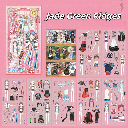 Ethnic Dress Up 3D Sticker Book