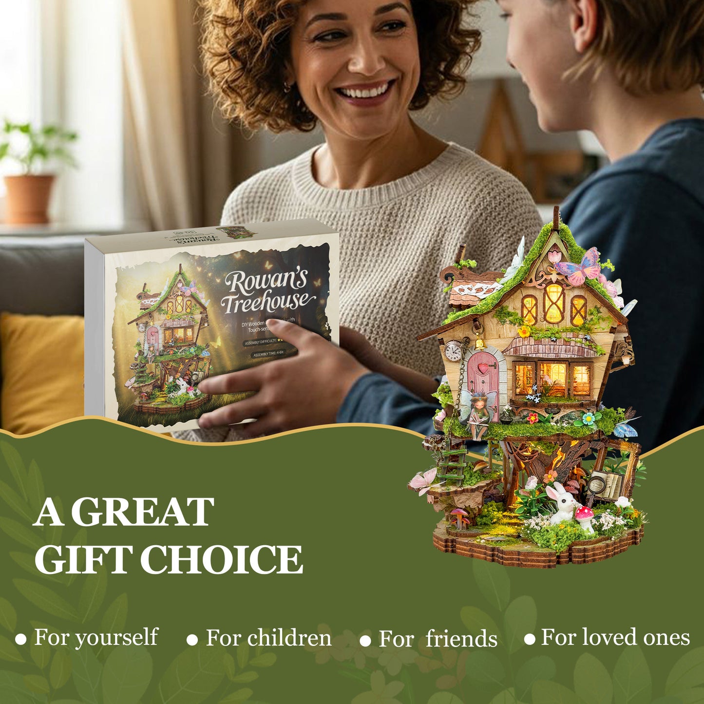 Tree House DIY Miniature House - English Instructions
