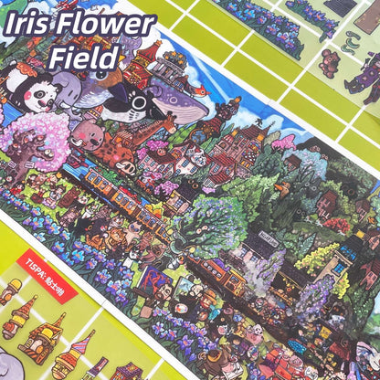 The Corner of the World 3D Sticker | 2 Cute Miniature Scenes