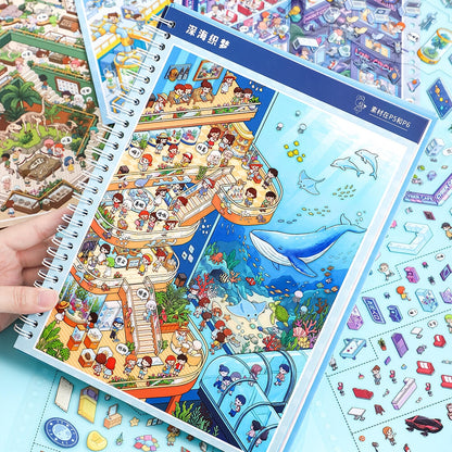 Multiverse Realms 3D Sticker Book