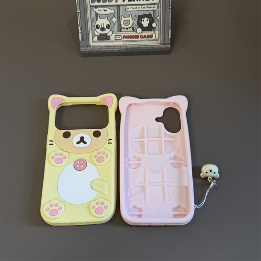 Cute Bear Silicone Phone Case