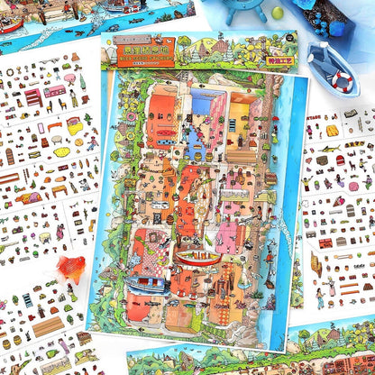 Cliff Habitat 3D Sticker