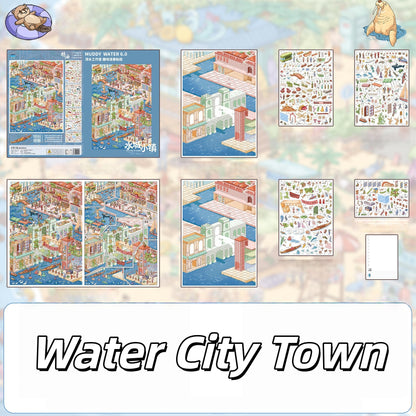 Holiday Spots 3D Sticker | 2 Cute Miniature Scenes